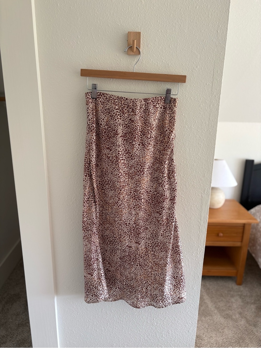 Urban Outfitters Brown Leopard-Print Midi Skirt - Picture 5 of 10